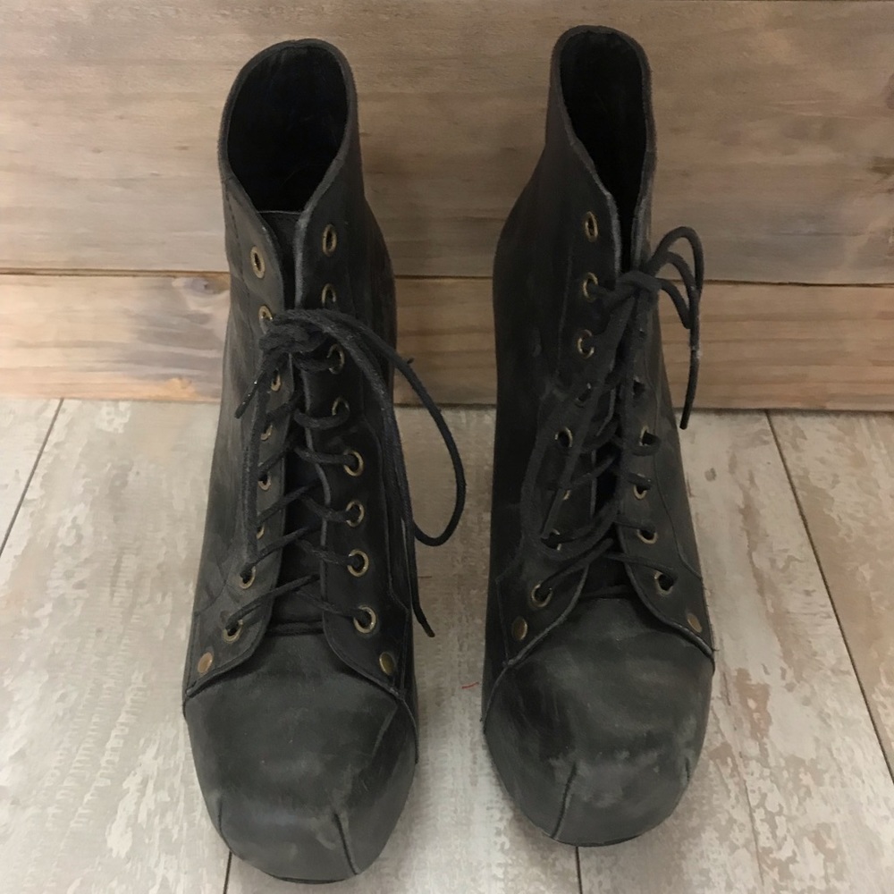 Jeffrey Campbell Black Booties